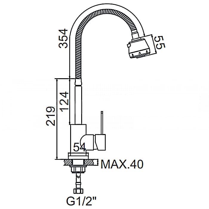 Смеситель для раковины Ledeme L74304