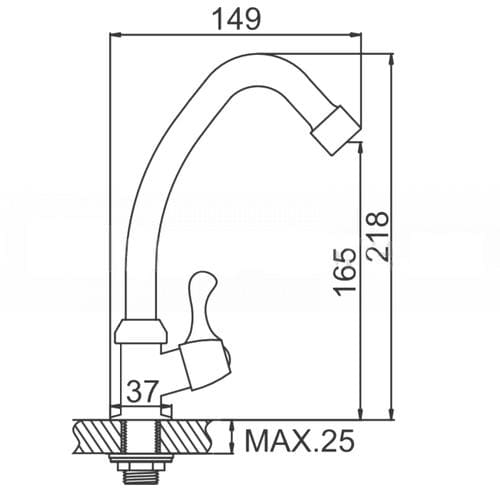 Смеситель для раковины Ledeme L4395