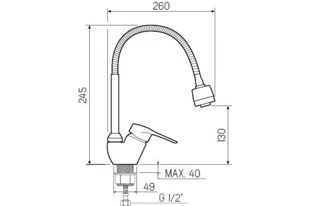 Смеситель для раковины Мануфактура SL55-016F