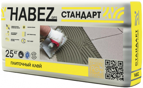 Хабез Клей плиточный Стандарт 25кг